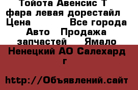 Тойота Авенсис Т22 фара левая дорестайл › Цена ­ 1 500 - Все города Авто » Продажа запчастей   . Ямало-Ненецкий АО,Салехард г.